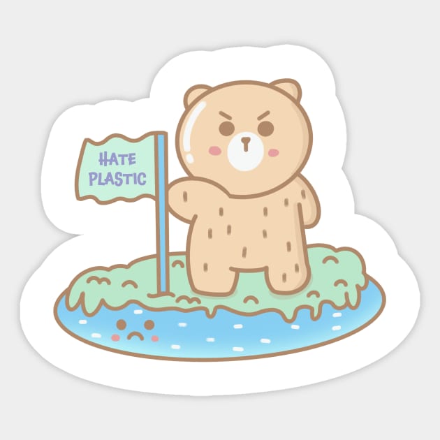 Cute Bear for bear lovers Sticker by FlatDesktop